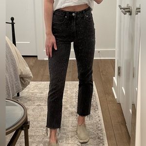 Madewell Curvy Perfect Vintage Jean, Black, 24